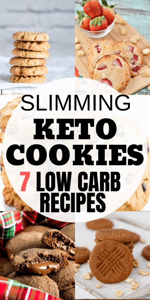 keto cookies collage
