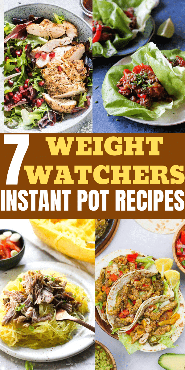 Weight watchers chicken instant pot recipes hot sale