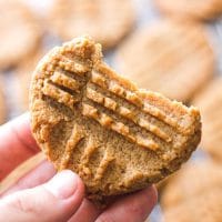 Low carb keto peanut butter cookies