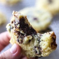 Keto low carb chocolate chip cookies
