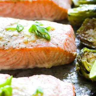 Keto baked salmon with garlic butter - The Top Meal