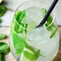 Keto Mojito cocktail