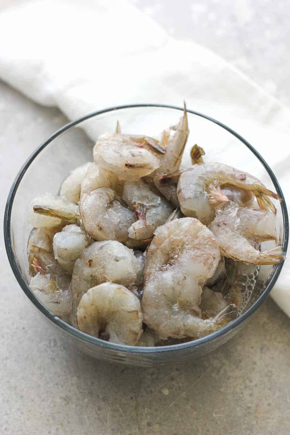 raw shrimp