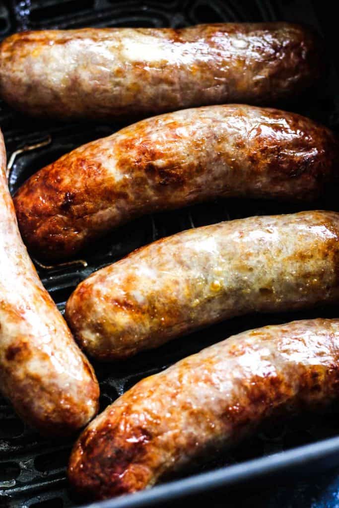 air fry brats smoked sausage