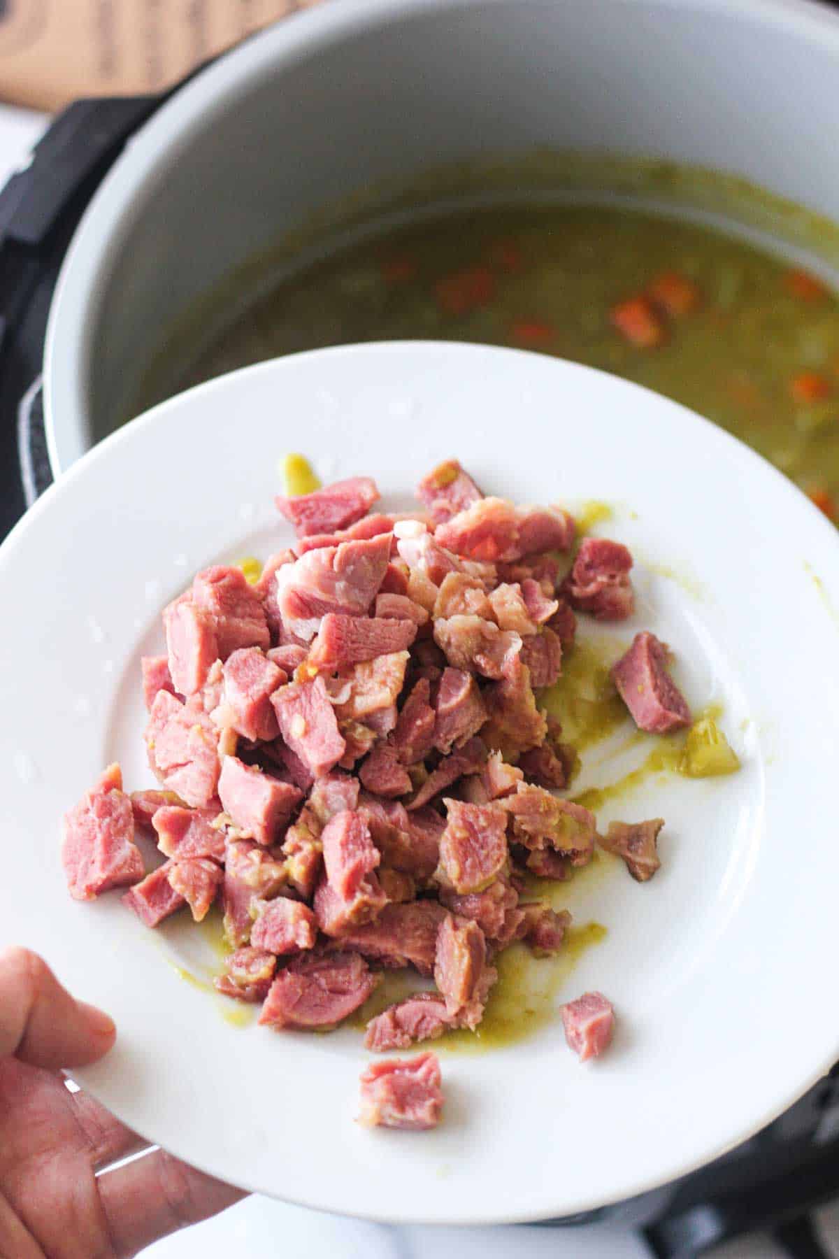 Ninja foodi split pea soup with ham bone (hocks, shank) The Top Meal
