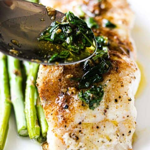 Pan Seared Grouper With Lemon Butter - The Top Meal