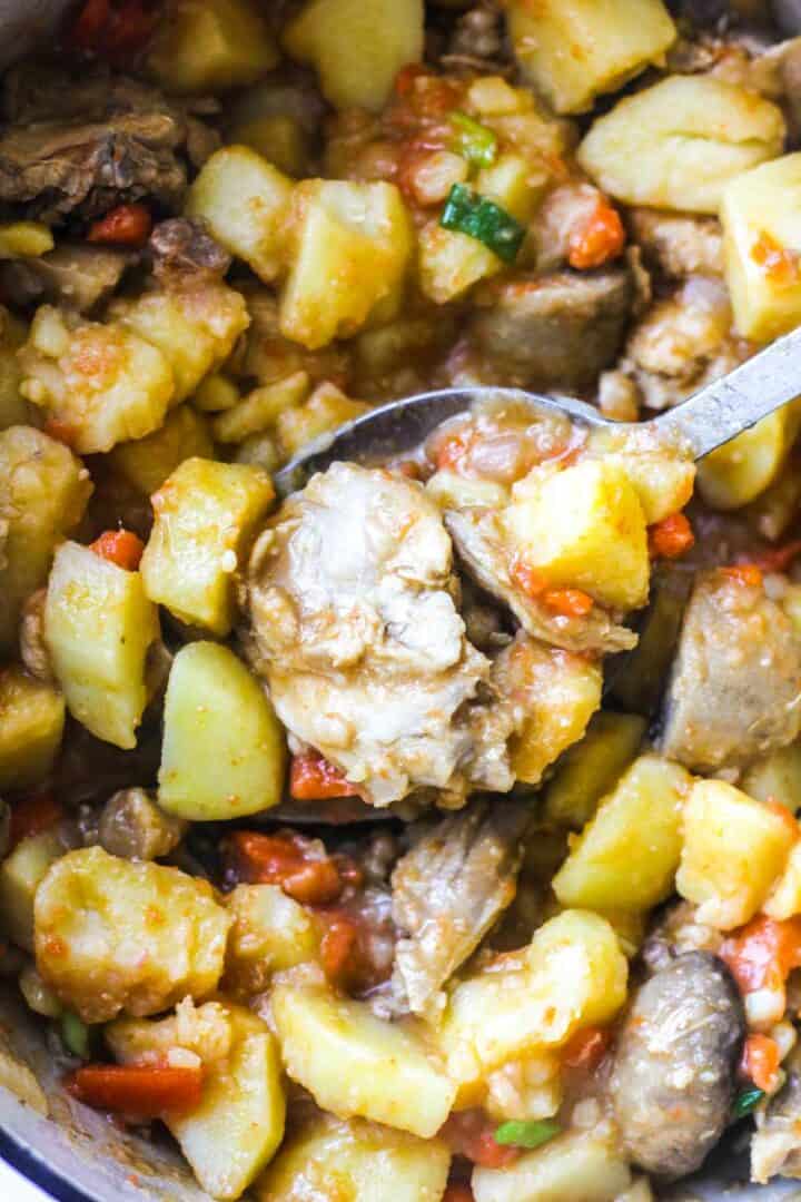 How to cook rabbit stew with potatoes - The Top Meal