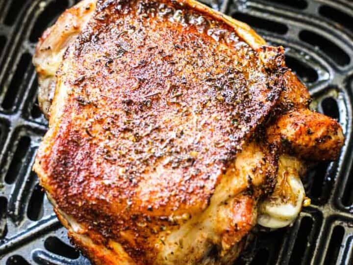 Air Fryer Turkey Thighs Recipe [+VIDEO] - Dr. Davinah's Eats