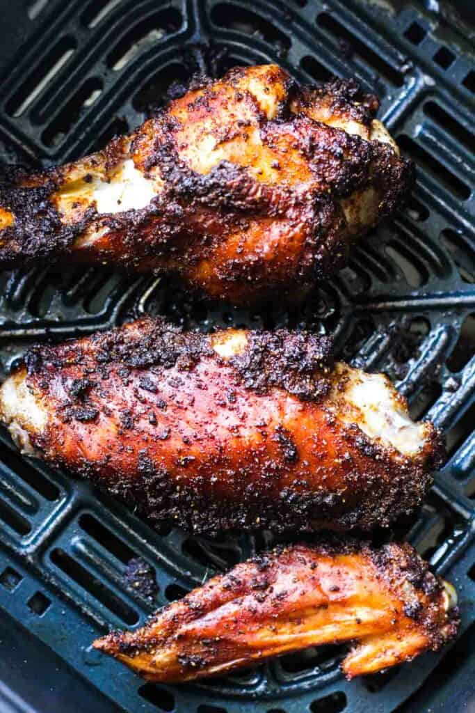 crispy air fryer turkey wings