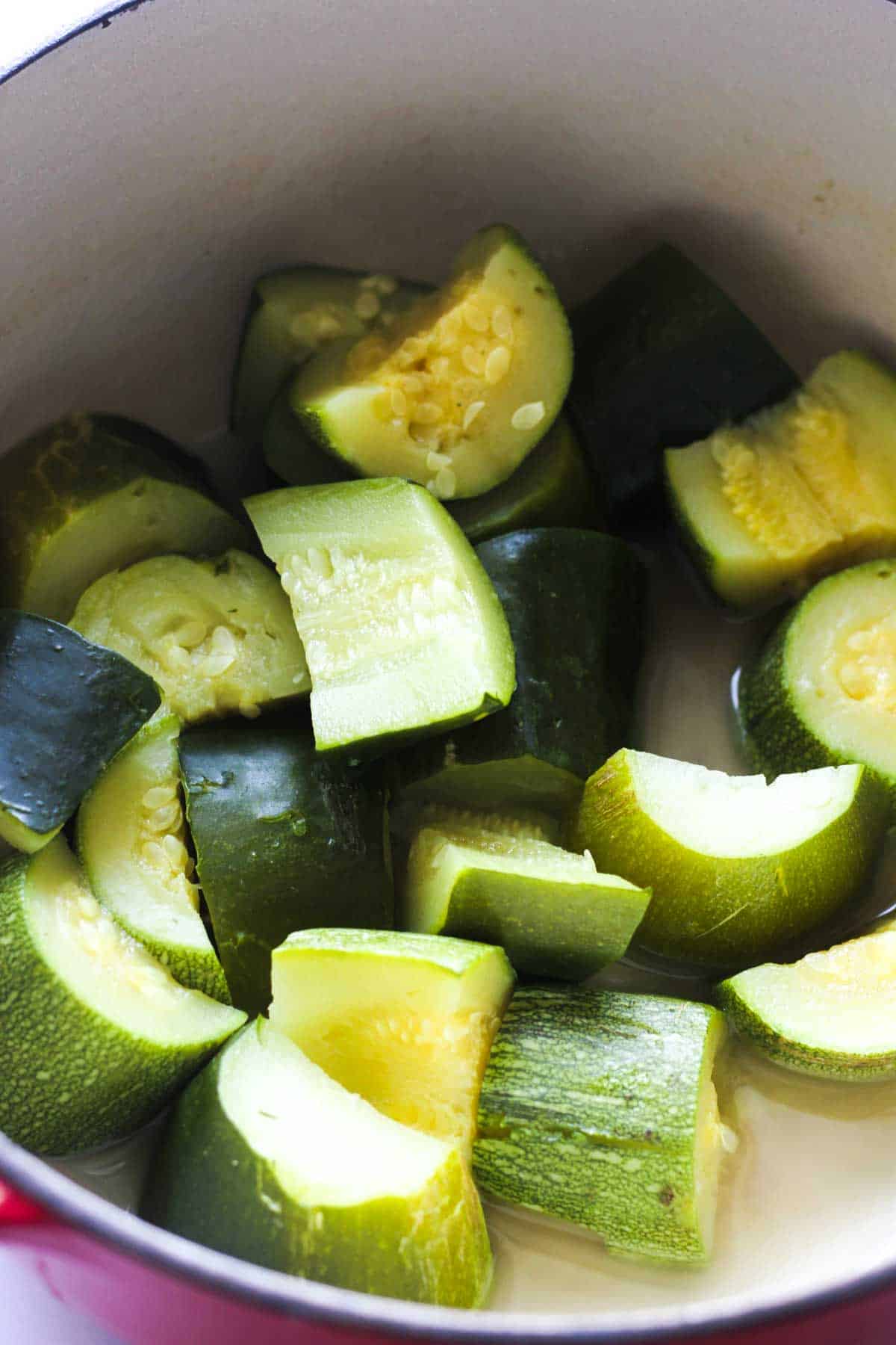 Mashed zucchini (zucchini mashed potatoes) The Top Meal