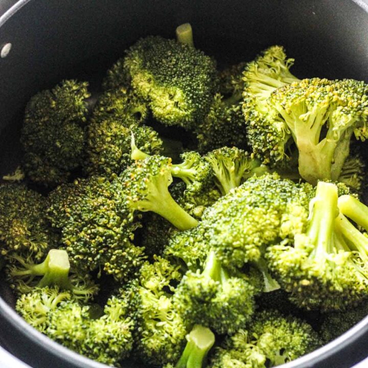 cooking broccoli in ninja foodi steamer basket
