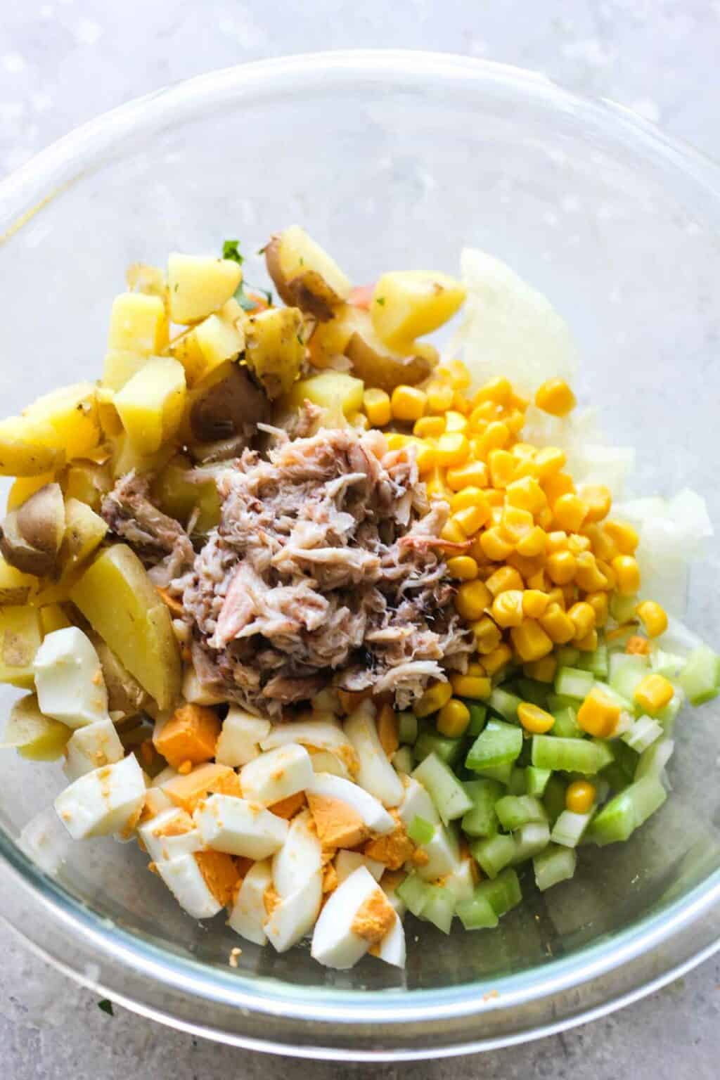 Crab potato salad recipe The Top Meal