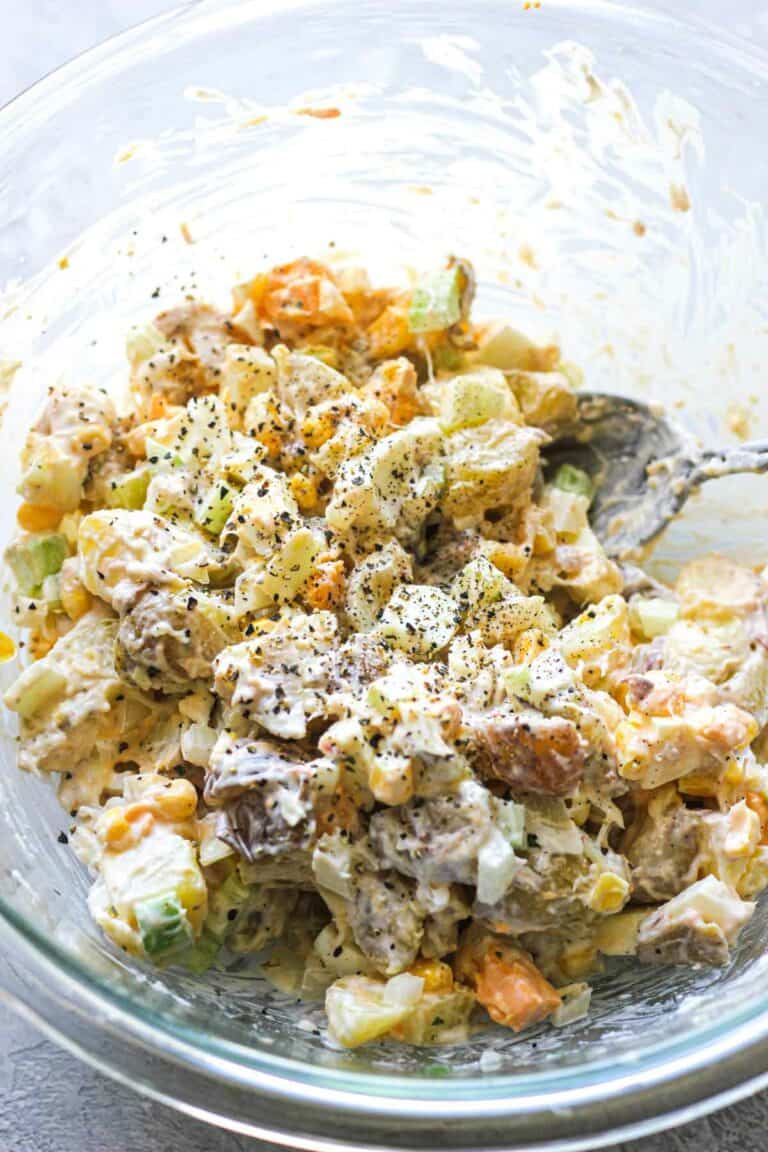 Crab potato salad recipe The Top Meal