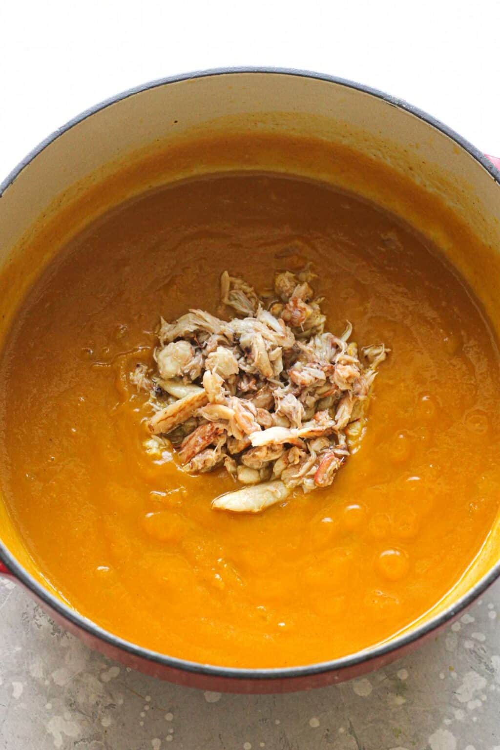 Creamy pumpkin crab bisque The Top Meal