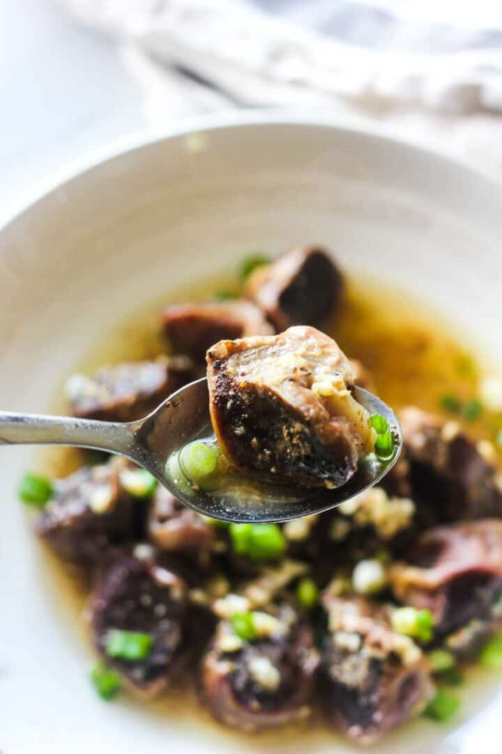 Oven baked turkey gizzards The Top Meal