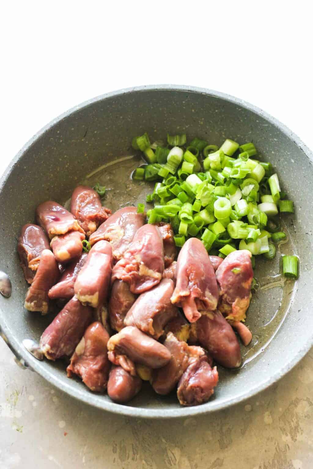 Pan fried chicken hearts (melt in your mouth tender!)