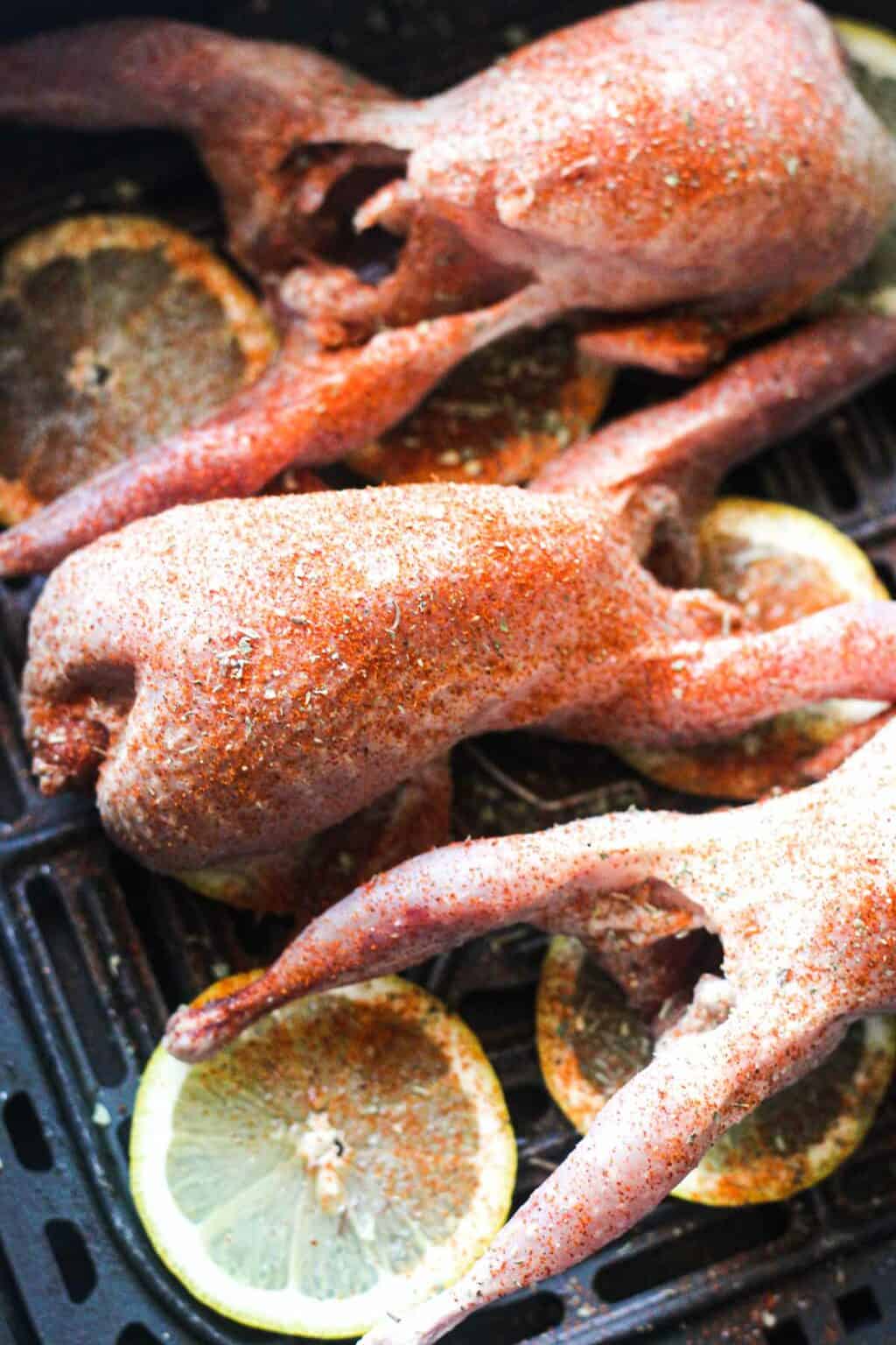 Juicy air fryer quails The Top Meal
