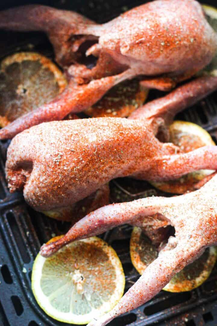 Juicy air fryer quails The Top Meal