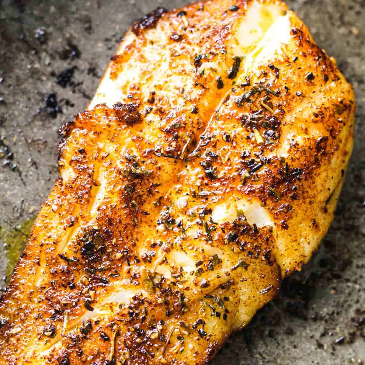 easy baked orange roughy