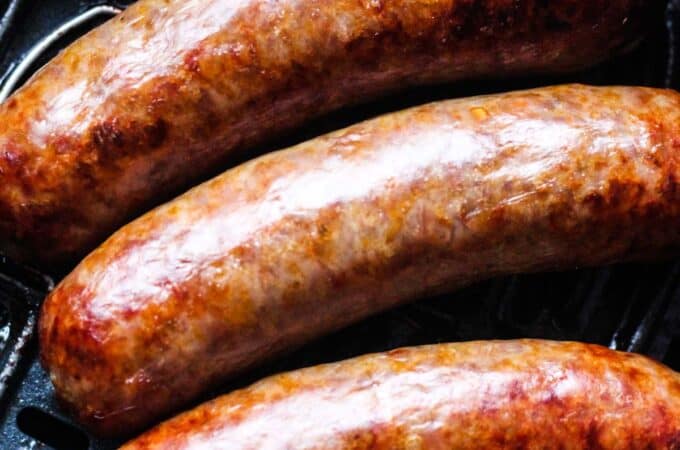 italian sausages cooked in air fryer