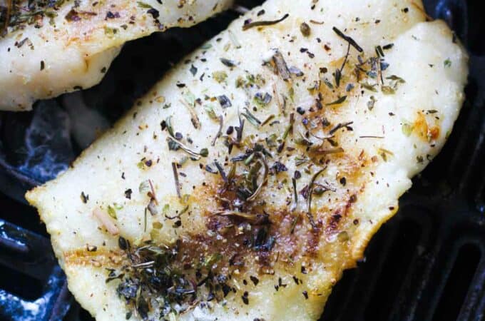 air fryer orange roughy with spices
