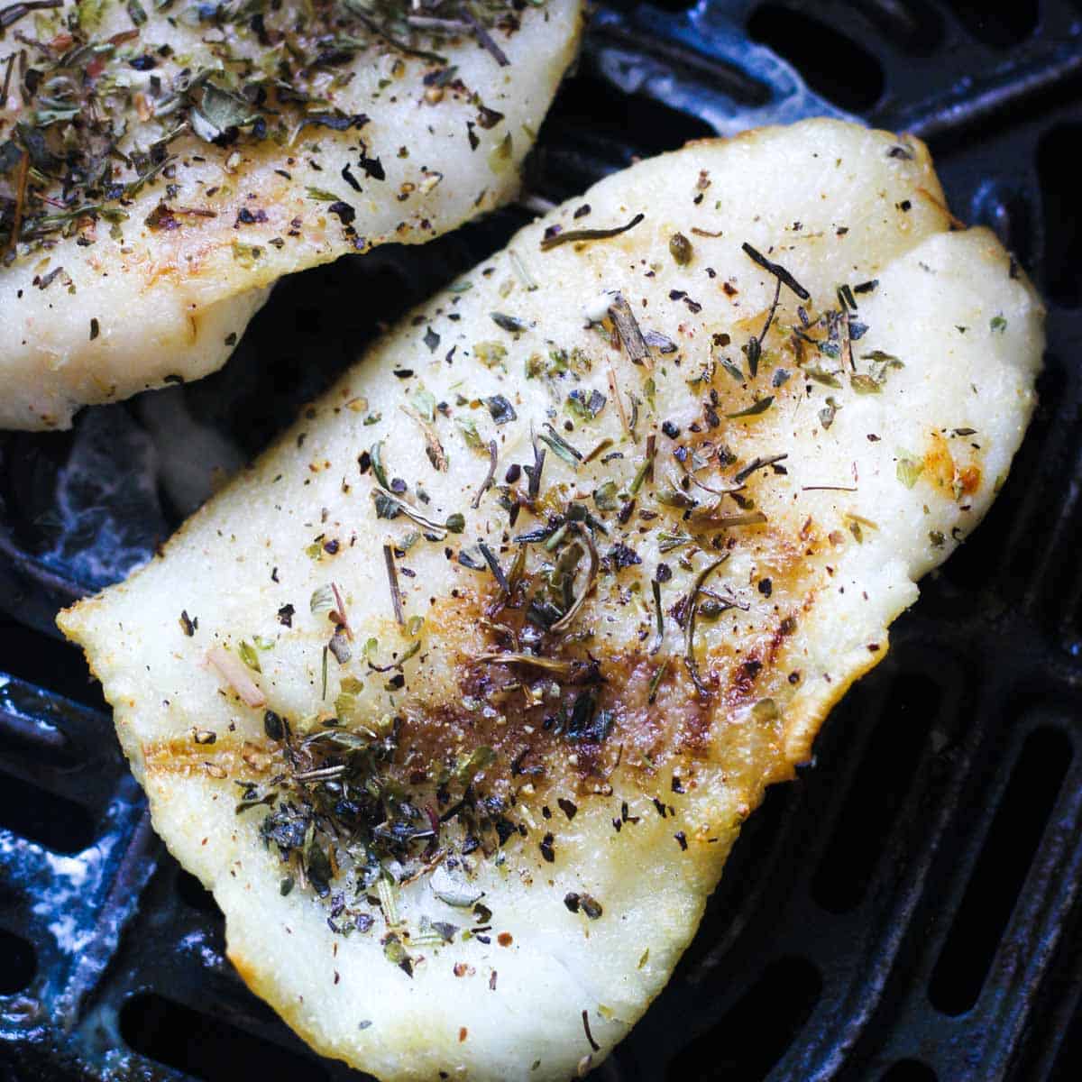 air fryer orange roughy with spices
