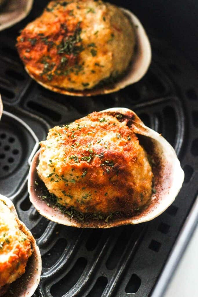 Air Fryer Stuffed Clams