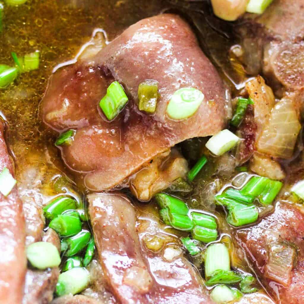 Turkey necks in crock pot (so juicy and tender!)