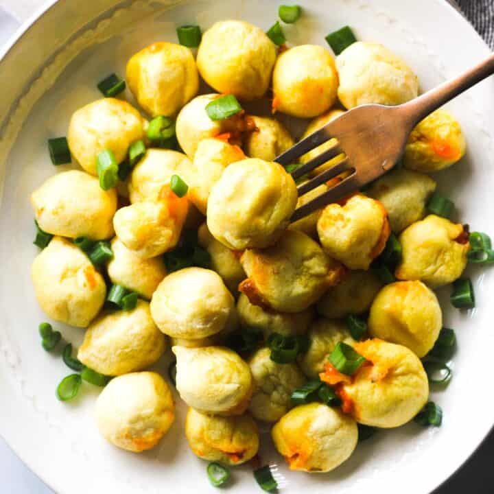 Trader Joe's Stuffed Gnocchi in Air Fryer The Top Meal