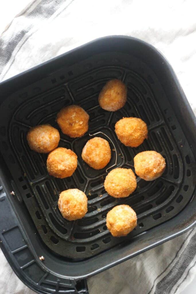 raw uncooked bites in the air fryer