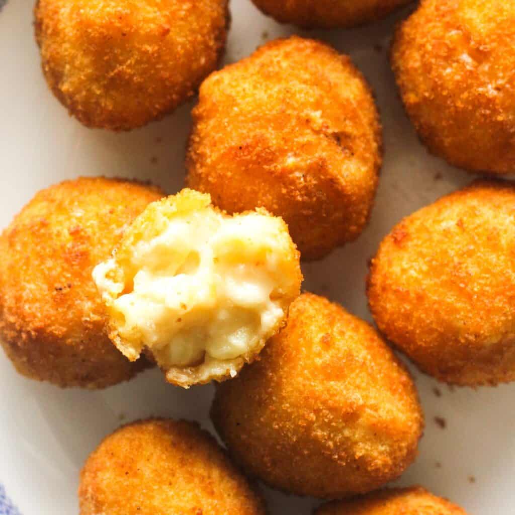 Trader Joe’s Mac and Cheese bites in air fryer The Top Meal