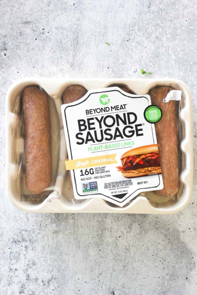 beyond meat beyond sausage package