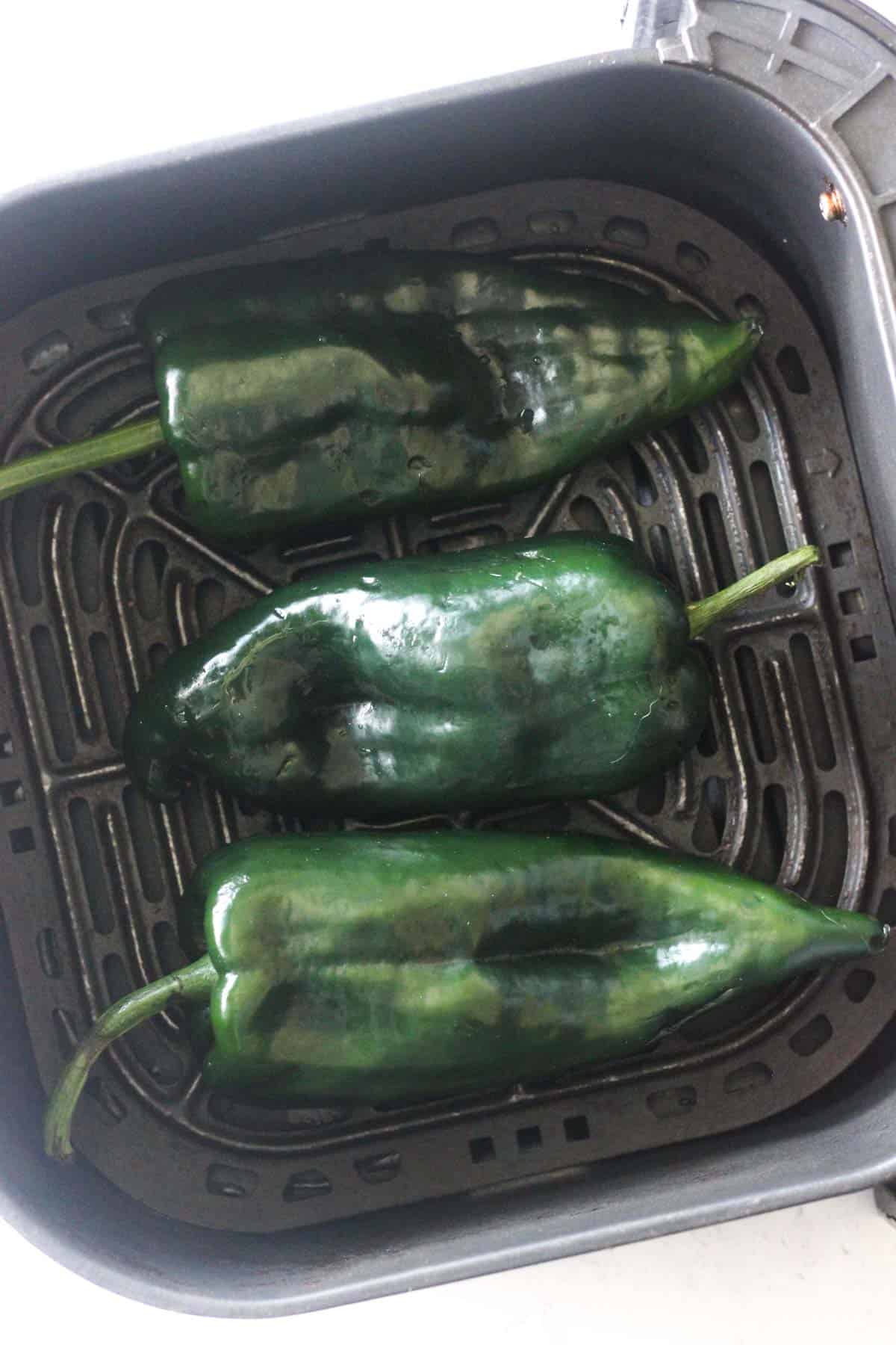 How to roast poblano peppers in air fryer The Top Meal