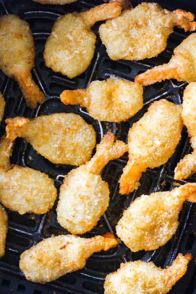 coconut shrimp coookied in the air fryer