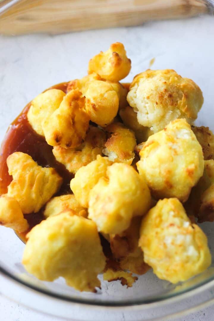 Trader Joe's Tempura Cauliflower in Air Fryer The Top Meal