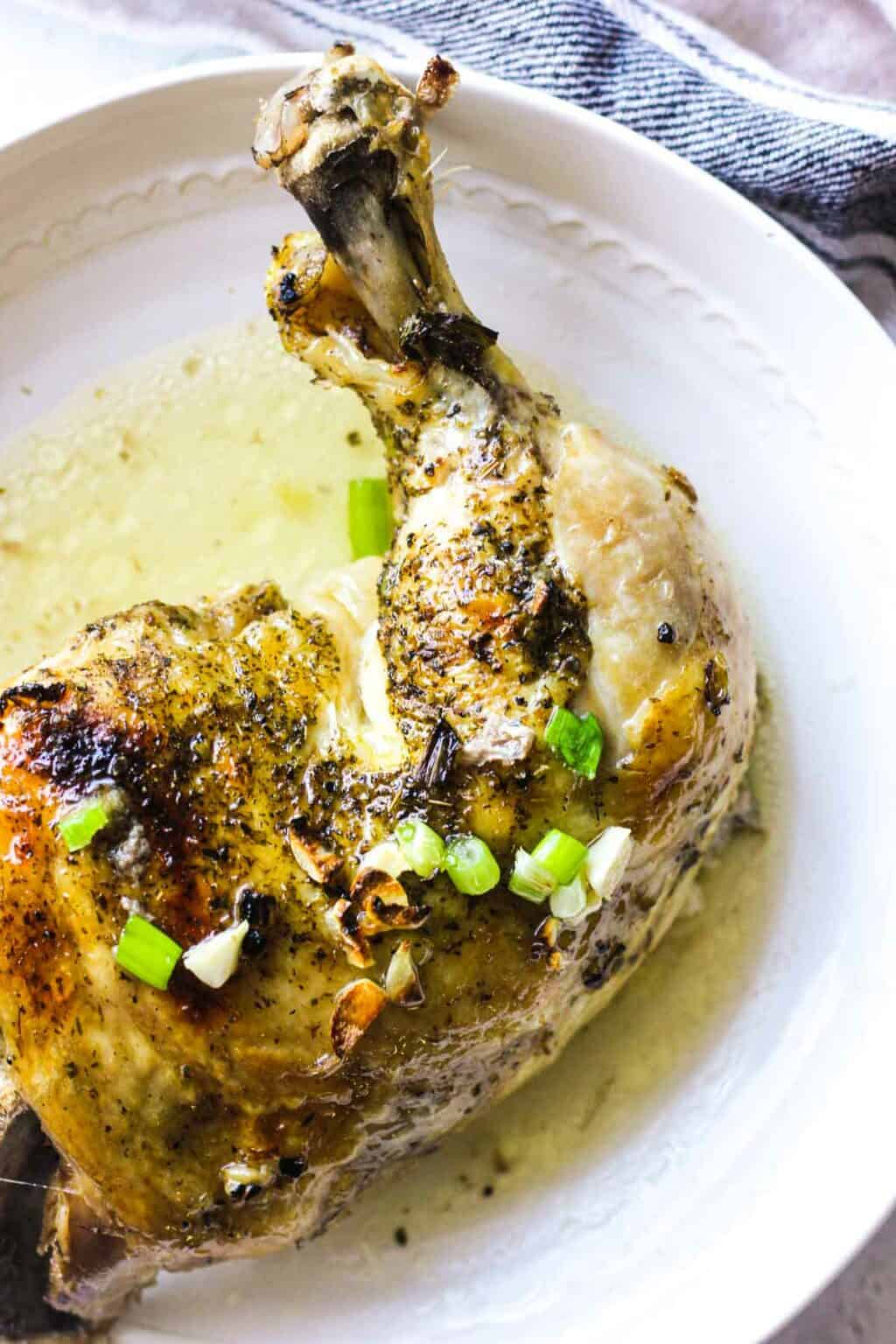 Instant Pot Frozen Chicken Leg Quarters from Fresh Too The Top Meal