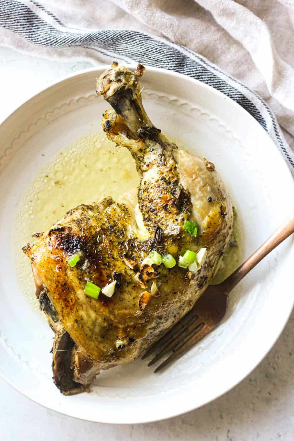 Instant Pot Frozen Chicken Leg Quarters (from Fresh Too!) - The Top Meal