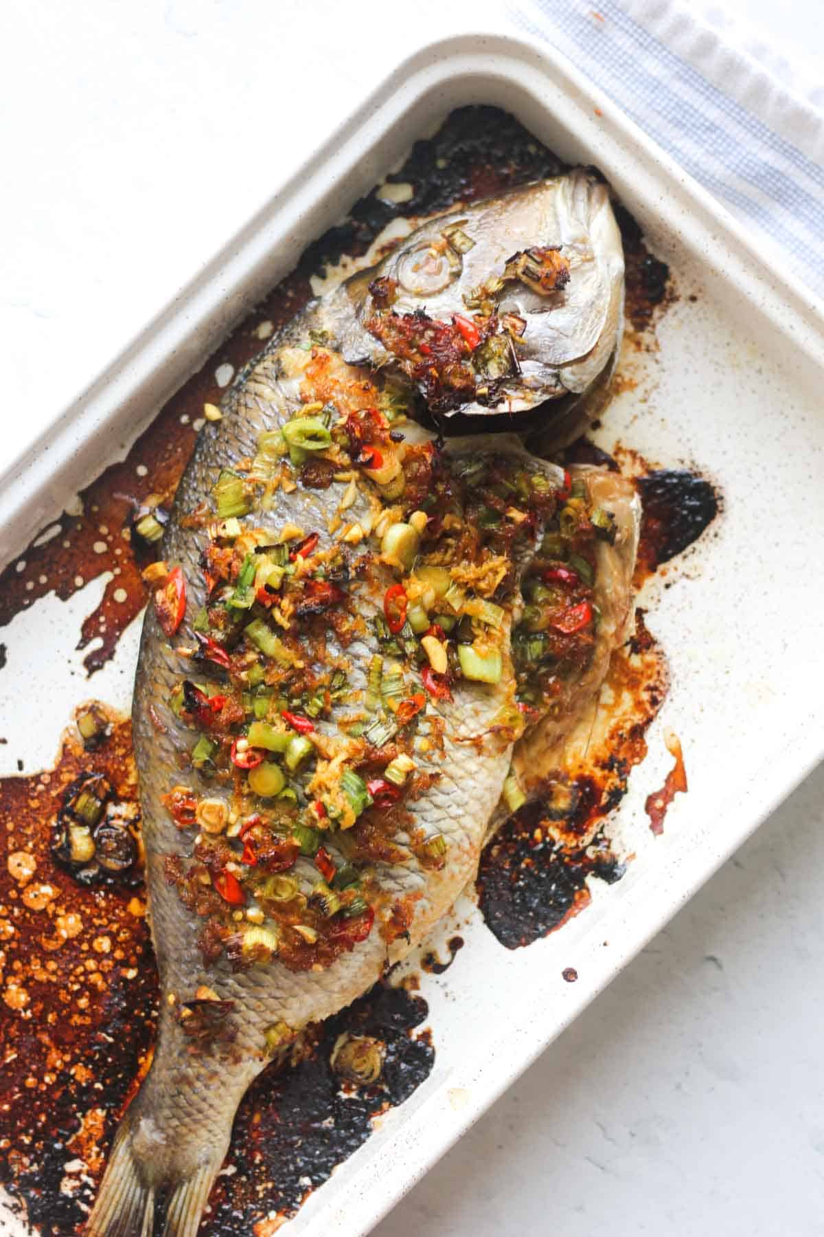 baked porgy recipe