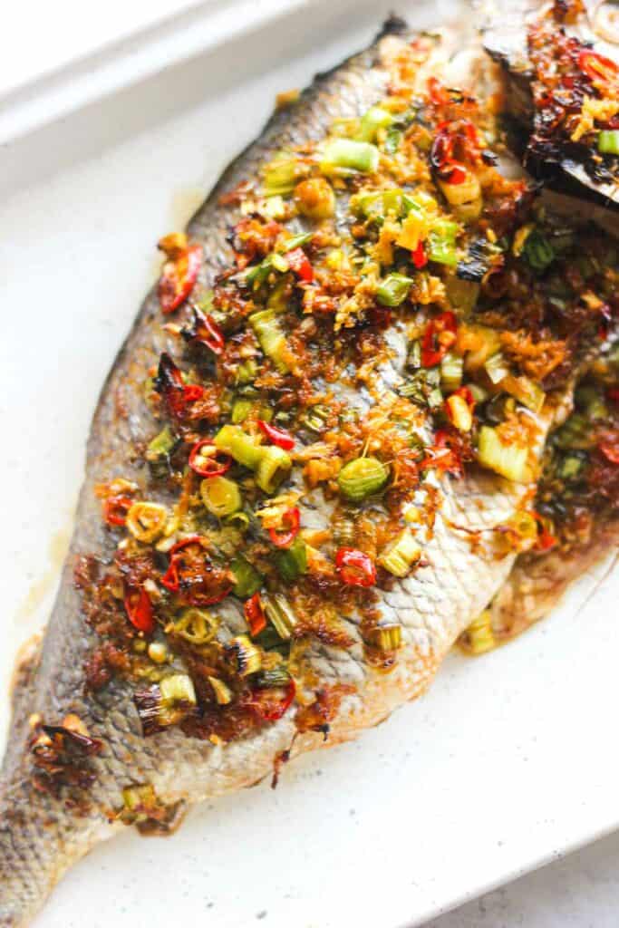 Baked Porgy Recipe (With Delicious Sauce!) - The Top Meal