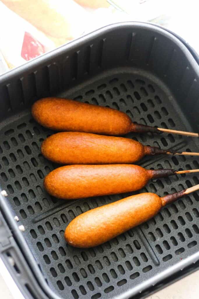 cooked corn dogs