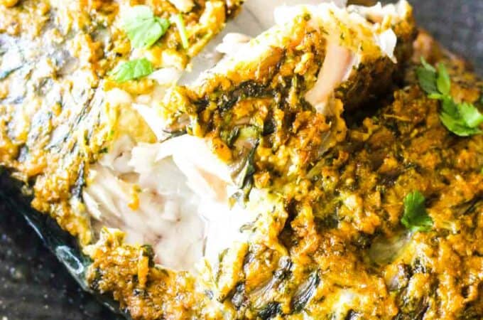 baked parrot fish recipe
