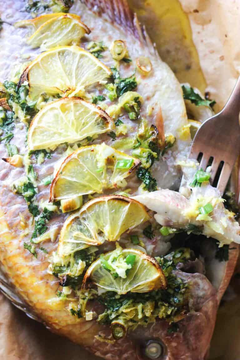 Oven Baked Whole Red Tilapia Recipe The Top Meal