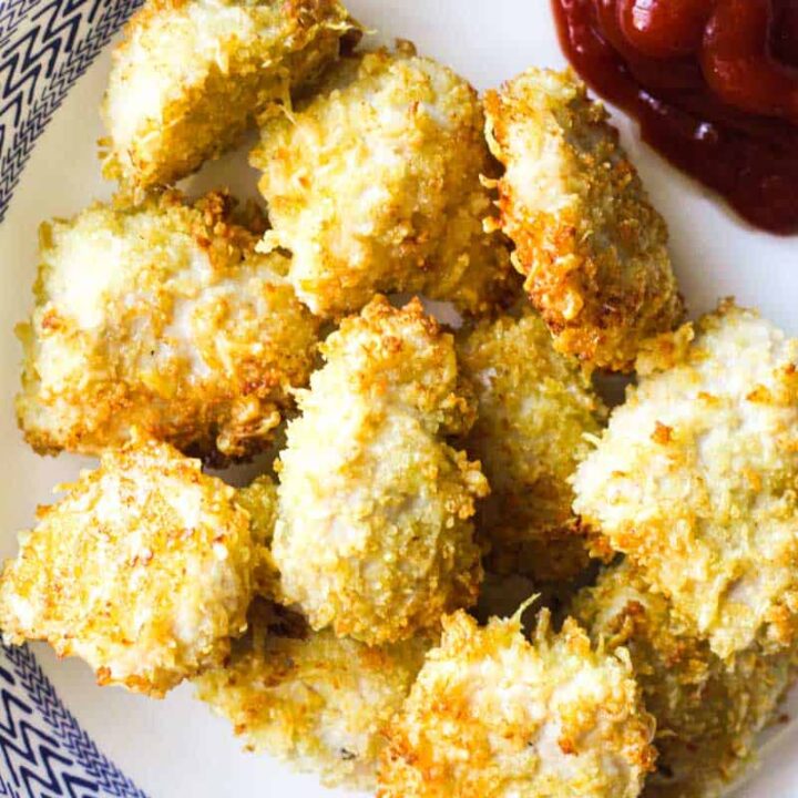 air fryer turkey nuggets with ketchup