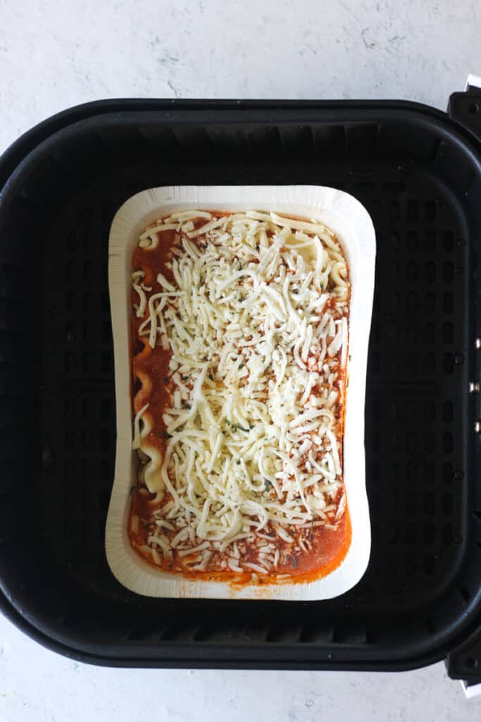 Easy Air Fryer Frozen Lasagna The Top Meal