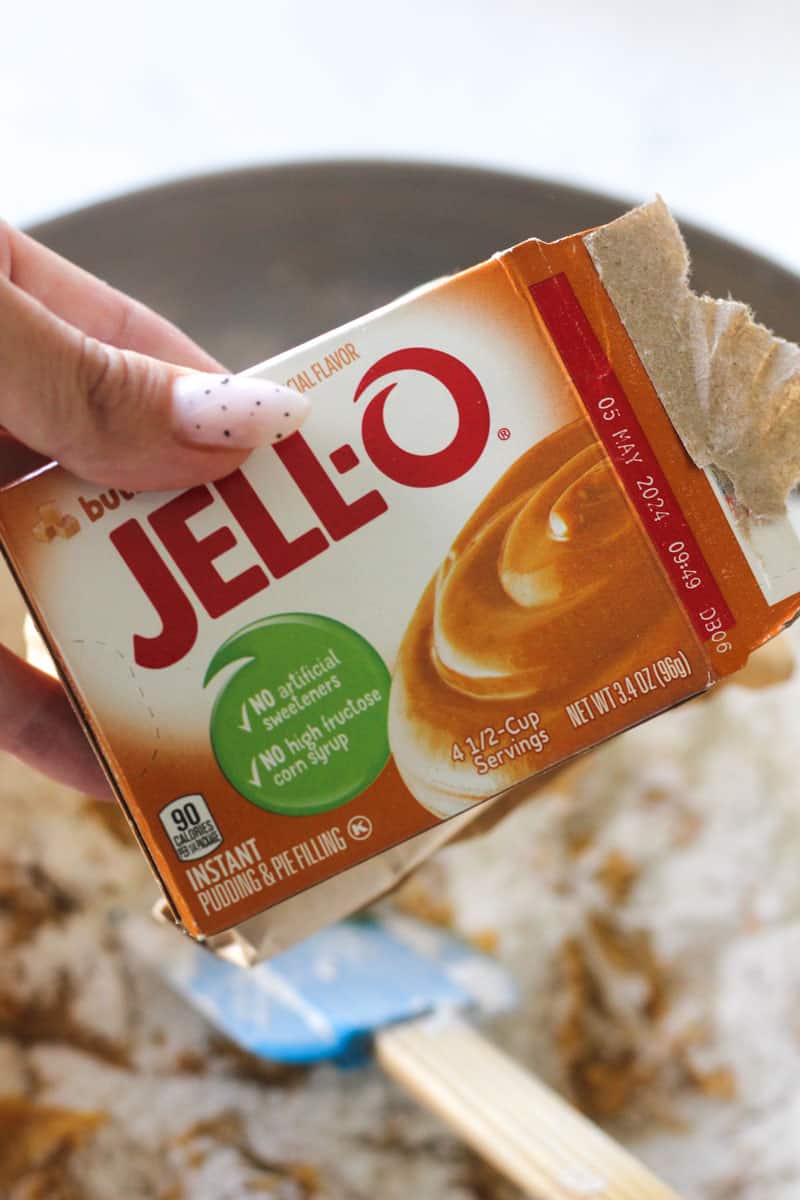 butterscotch pudding jello in the package
