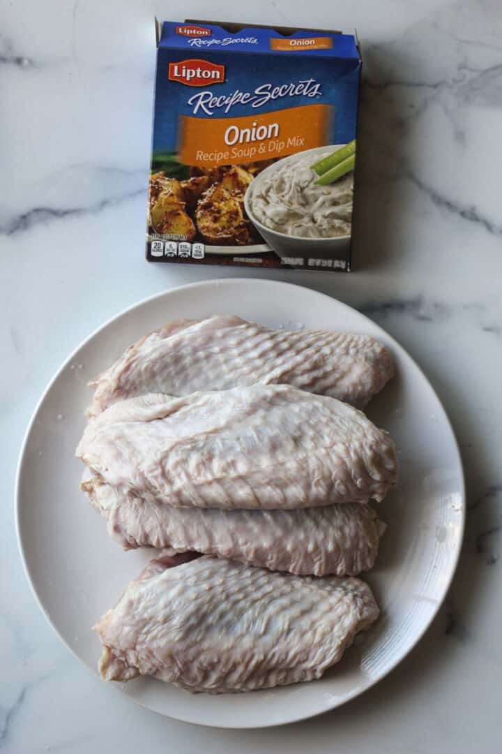 Crockpot turkey wings with onion soup mix The Top Meal