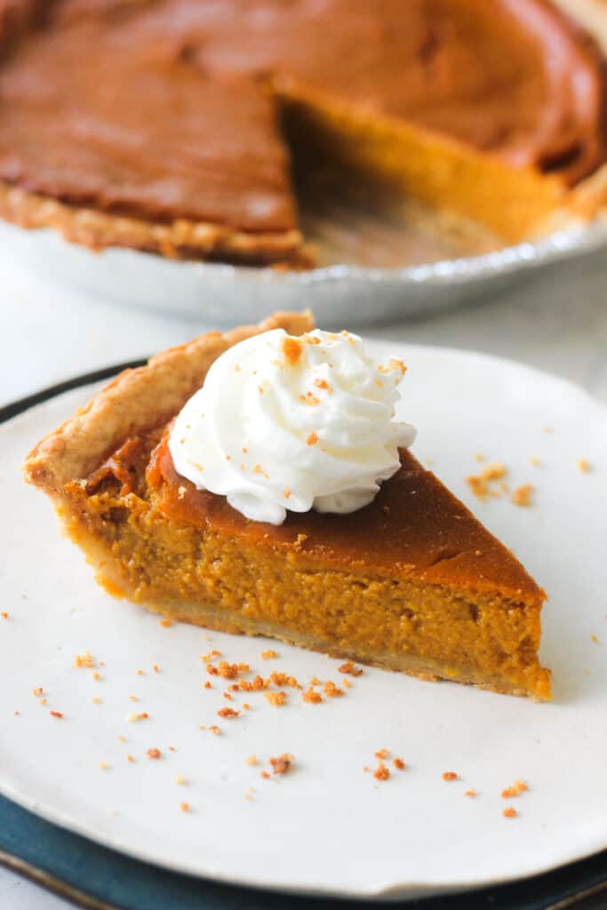 Silken Tofu Pumpkin Pie - The Top Meal