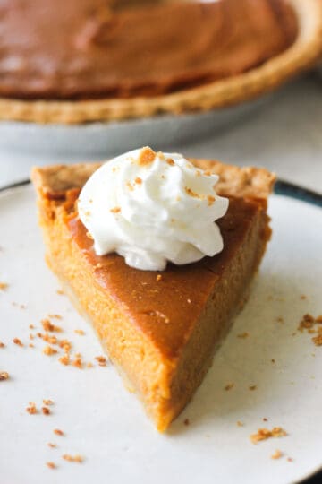 Silken Tofu Pumpkin Pie - The Top Meal