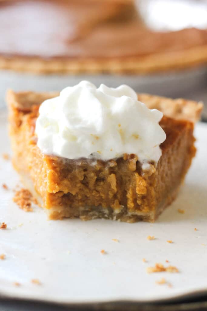 Silken Tofu Pumpkin Pie - The Top Meal