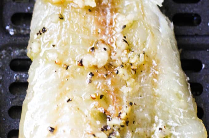 air fryer pollock with garlic butter